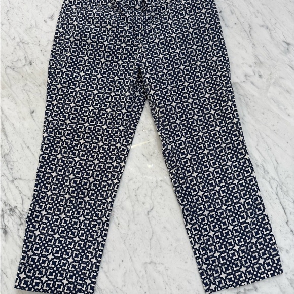 Laundry By Shelli Segal Pants - LAUNDRY by Shelli Segal Women’s Navy White Patterned Dress Pants Size 12 NWOT